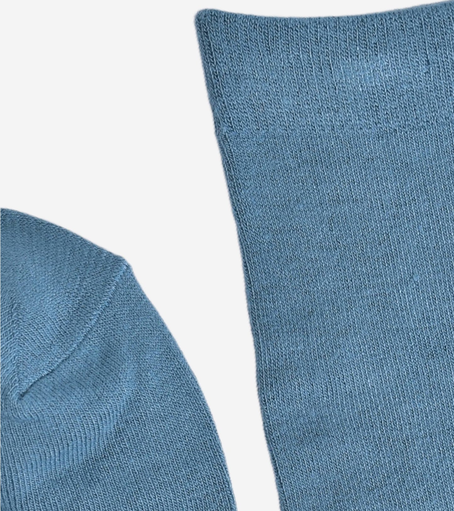close up of the toe and cuff of the socks, they are the same colour as the body of the socks