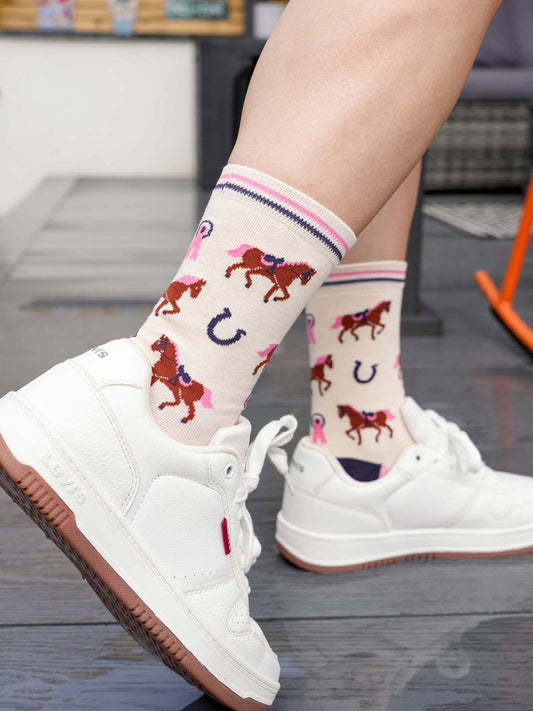 horse-riding-print-bamboo-socks-in-cream-and-pink