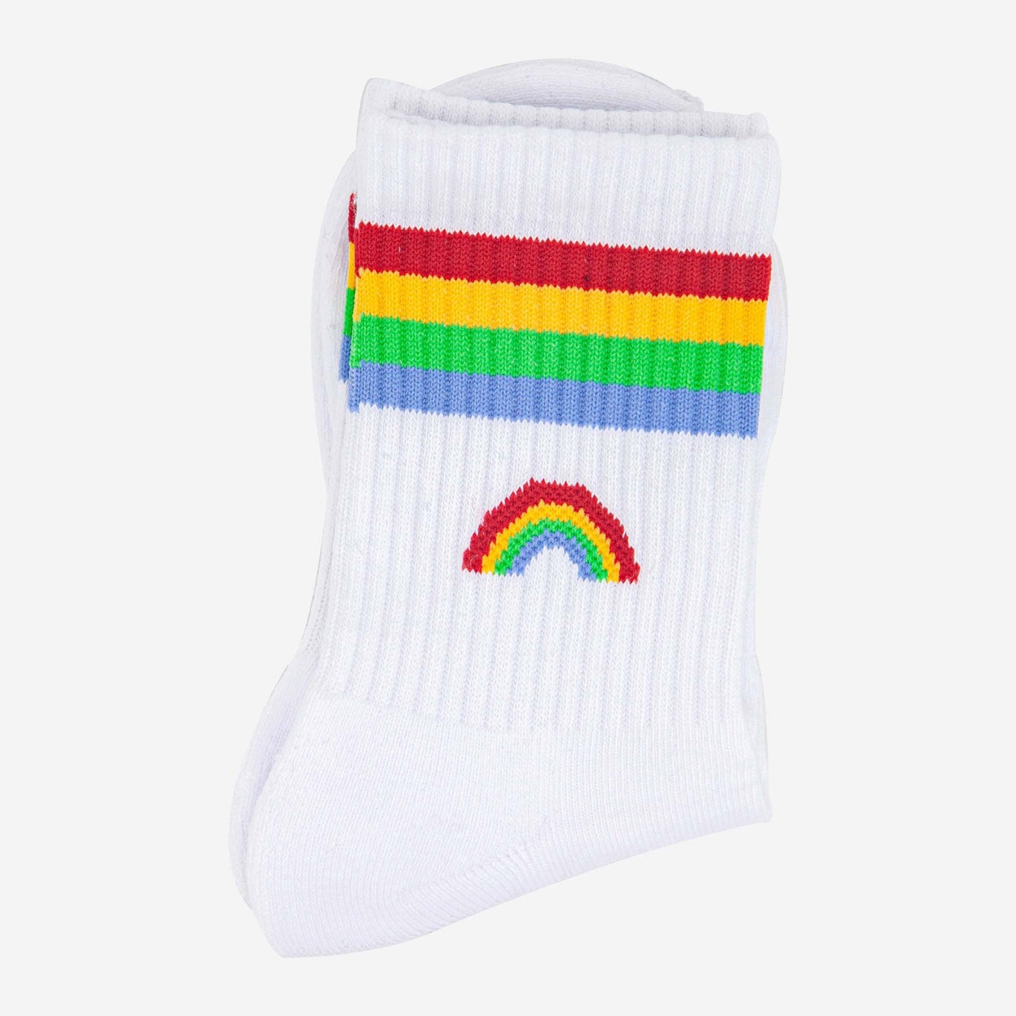 womens-sporty-socks-white-rainbow-close-up-ribbed-cotton