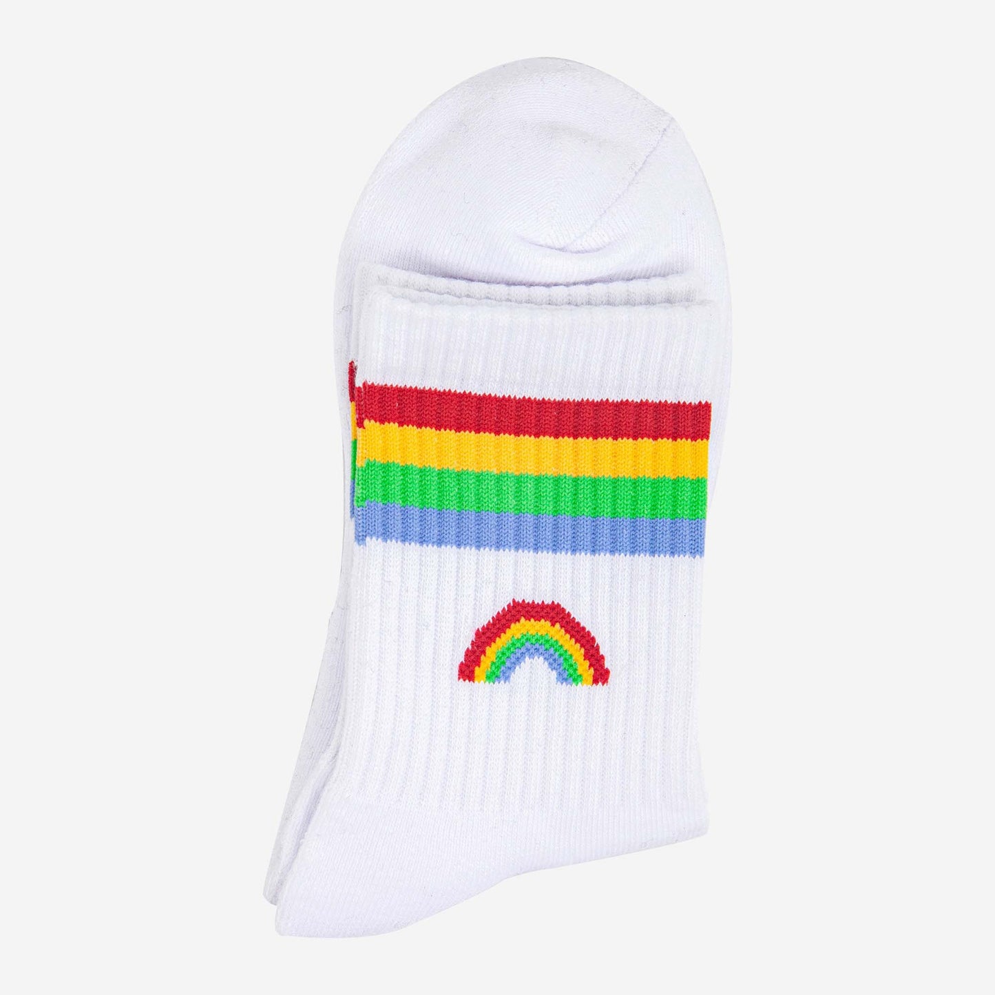 womens-sporty-socks-white-rainbow-close-up-colourful-striped-cuff