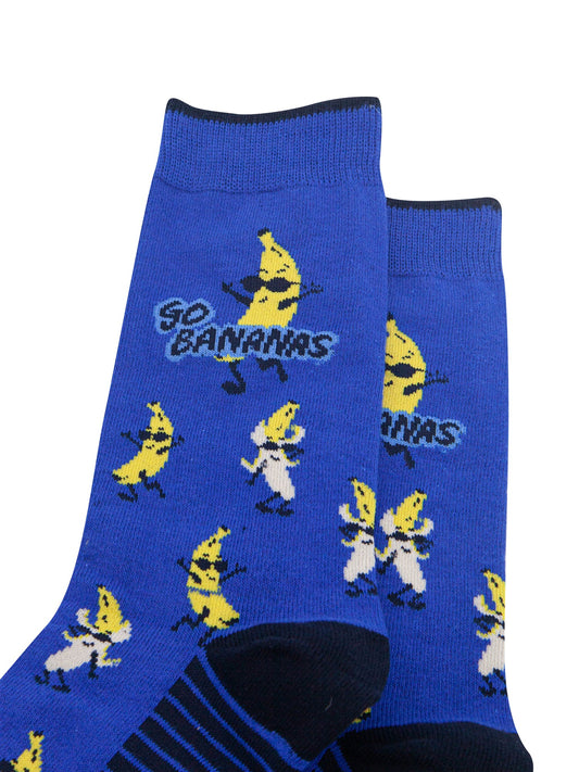 Go-Bananas-Combed-Cotton-Socks-in-Royal-Blue-Close-Up