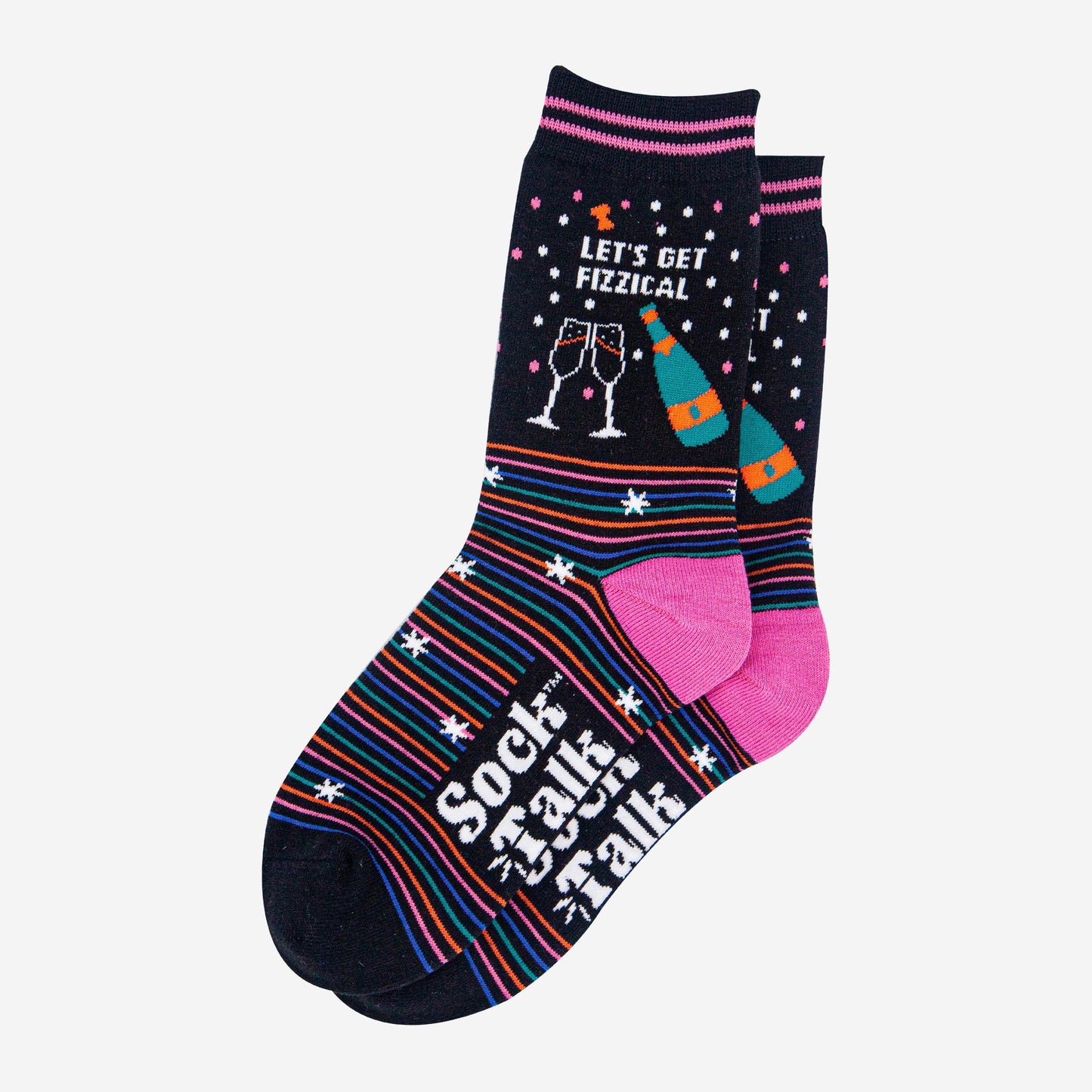womens-combed-cotton-ankle-socks-black-get-fizzical-laying-flat