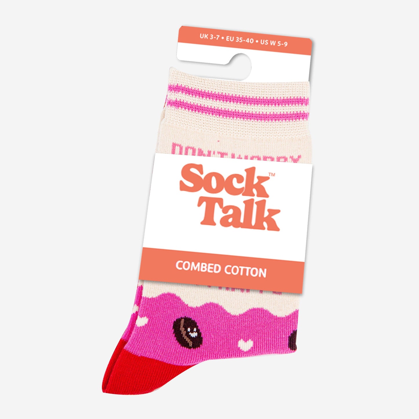 womens-combed-cotton-ankle-socks-pink-cream-be-frappe-in-sock-talk-packaging