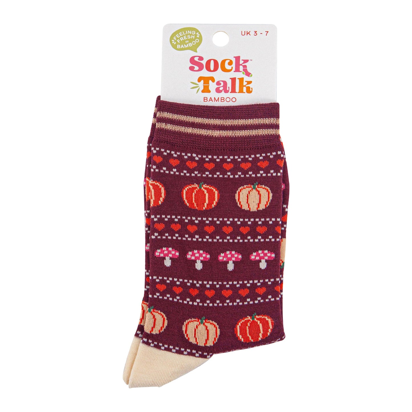 womens-bamboo-socks-berry-orange-pumpkin-and-toadstool-in-sock-talk-packaging
