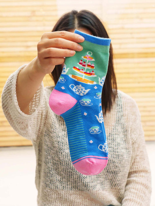 afternoon-tea-print-bamboo-socks-in-blue-and-pink