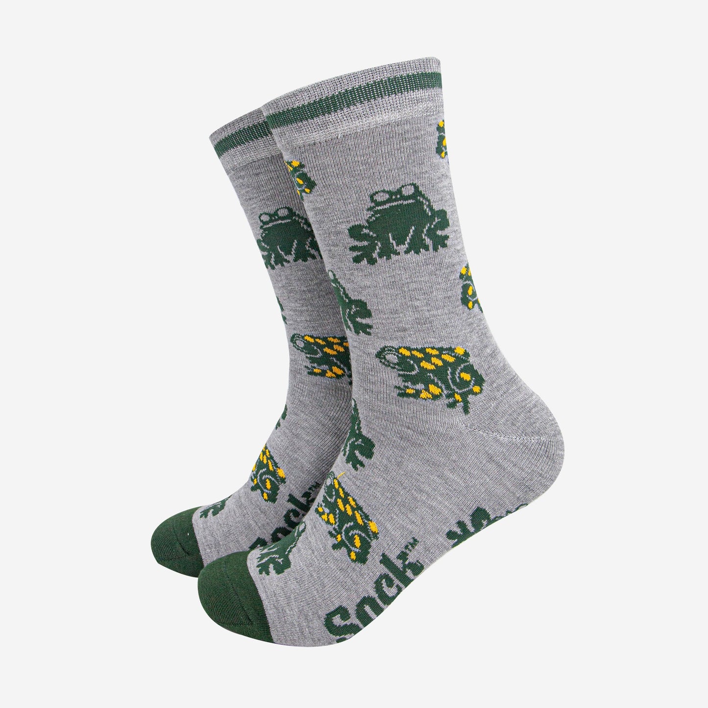 mens-bamboo-socks-grey-marl-green-frogs-pondlife