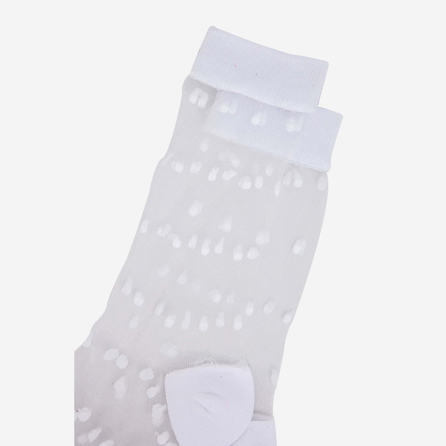 womens-sheer-ankle-socks-white-spots-close-up