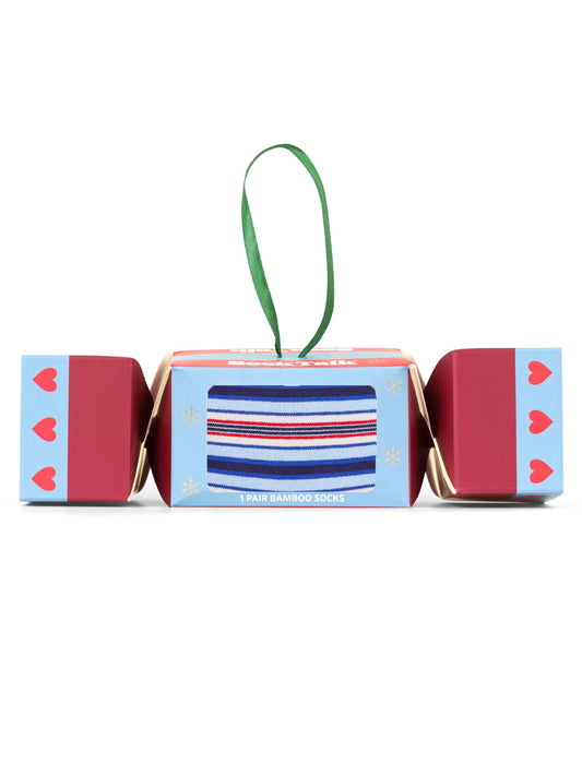 Stripe-Bamboo-Crew-Socks-Christmas-Cracker-Gift-Box-in-Blue