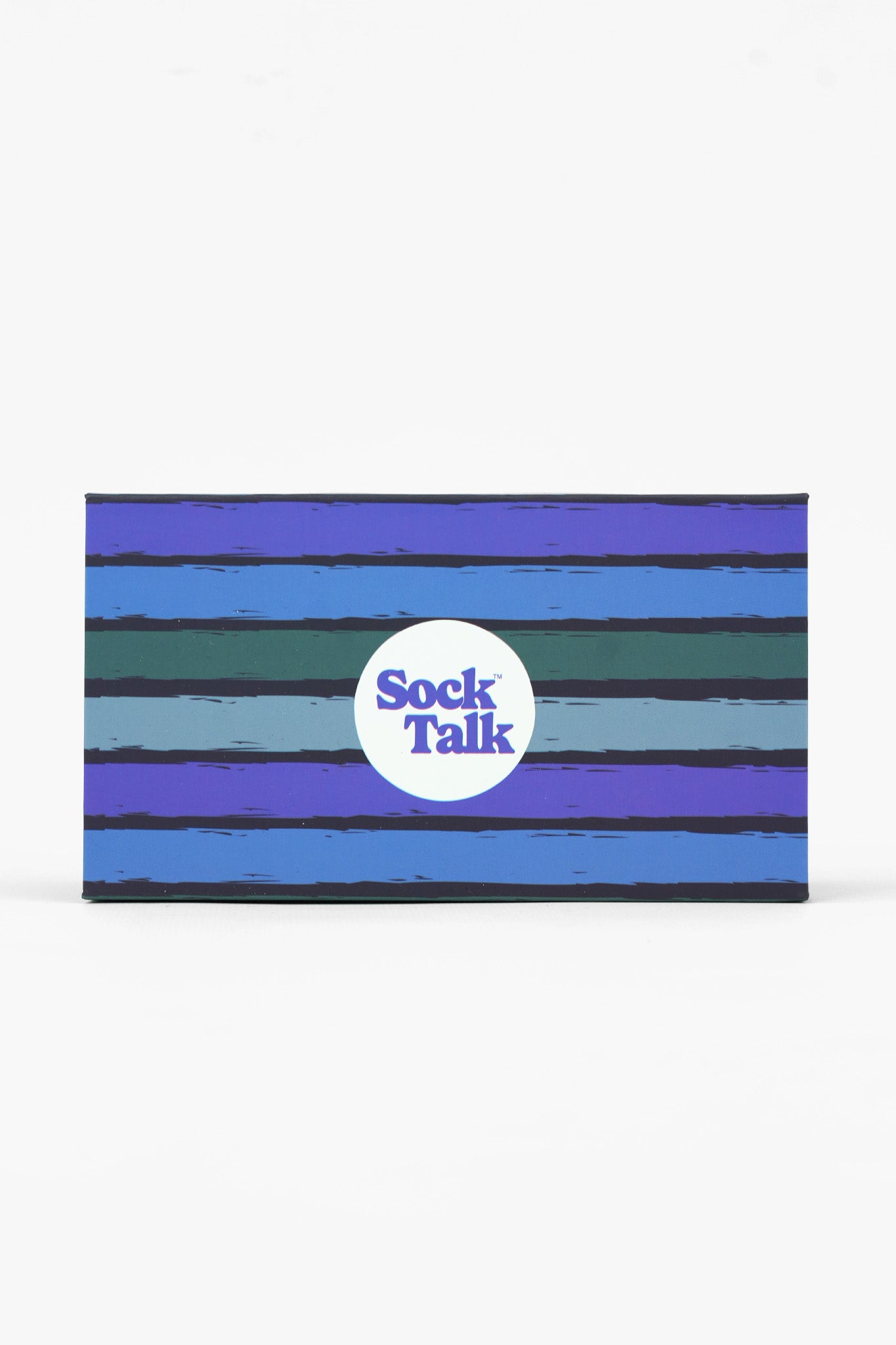 Sock Trio Gift Wrap - Blue/Green, Striped