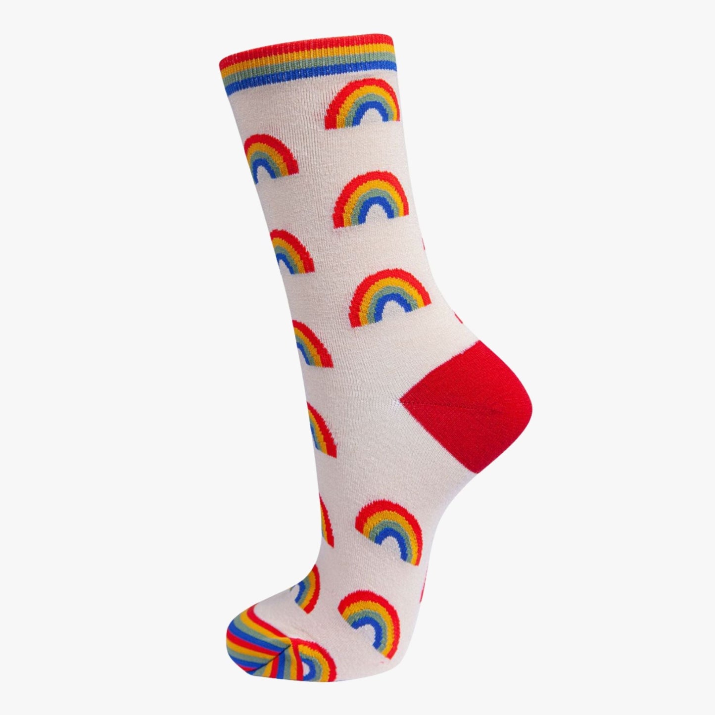 womens-socks-gift-box-cream-rainbow-red