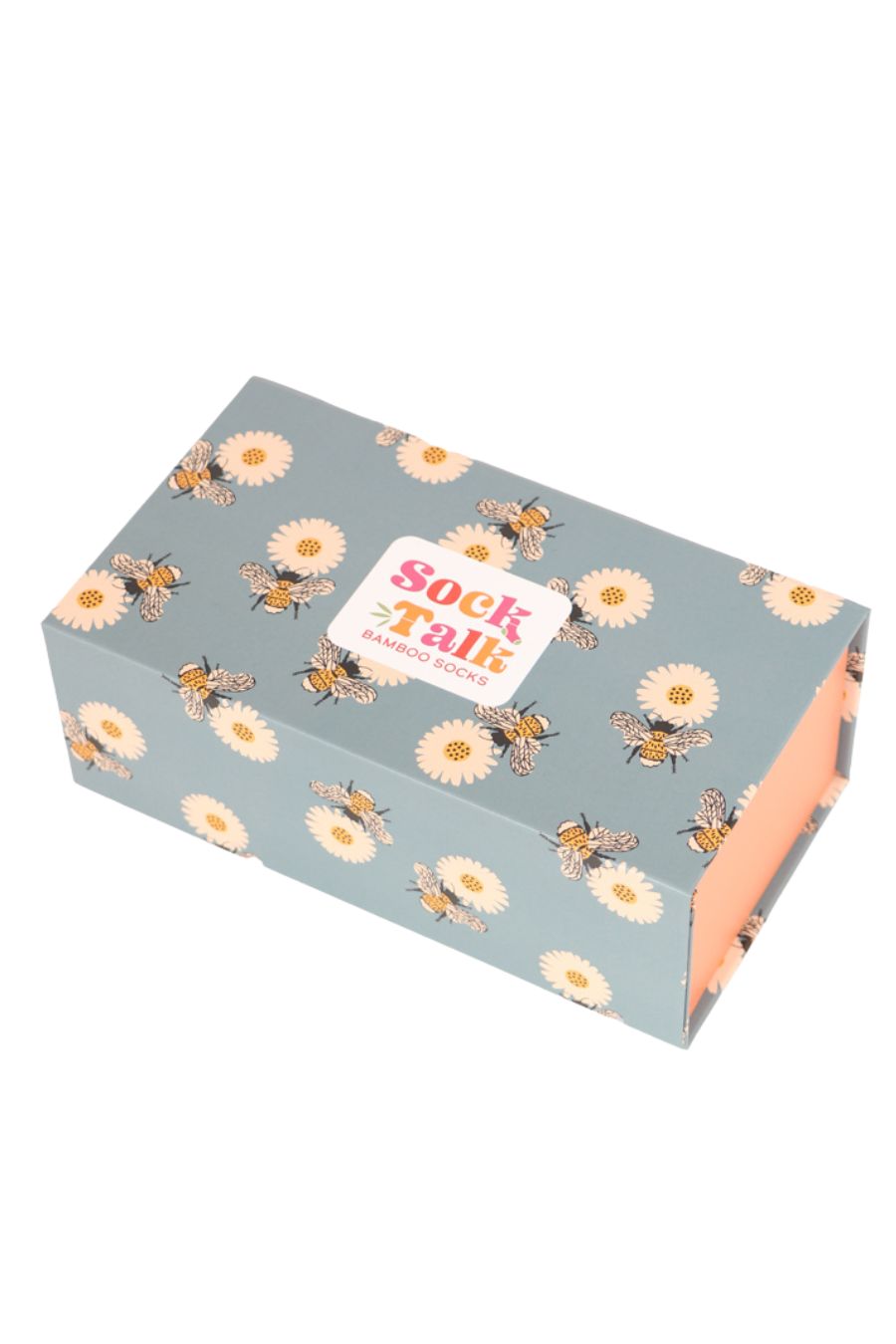 Sock Trio Gift Wrap - Blue, Bee & Flower