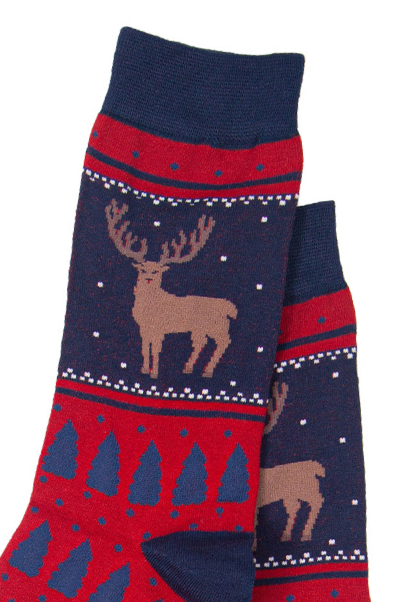 close up of the stag print pattern