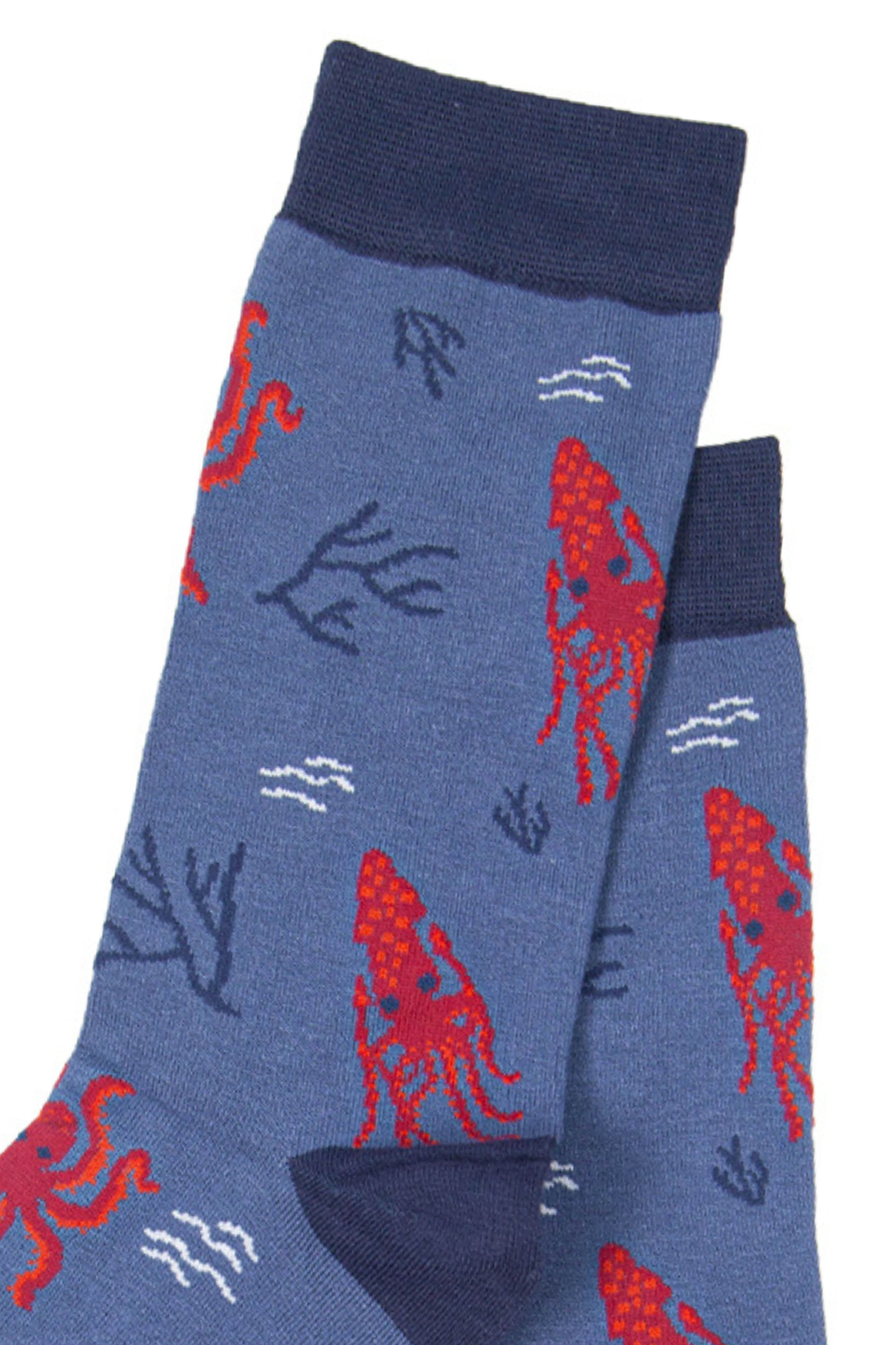 close up of the octopus and squid pattern