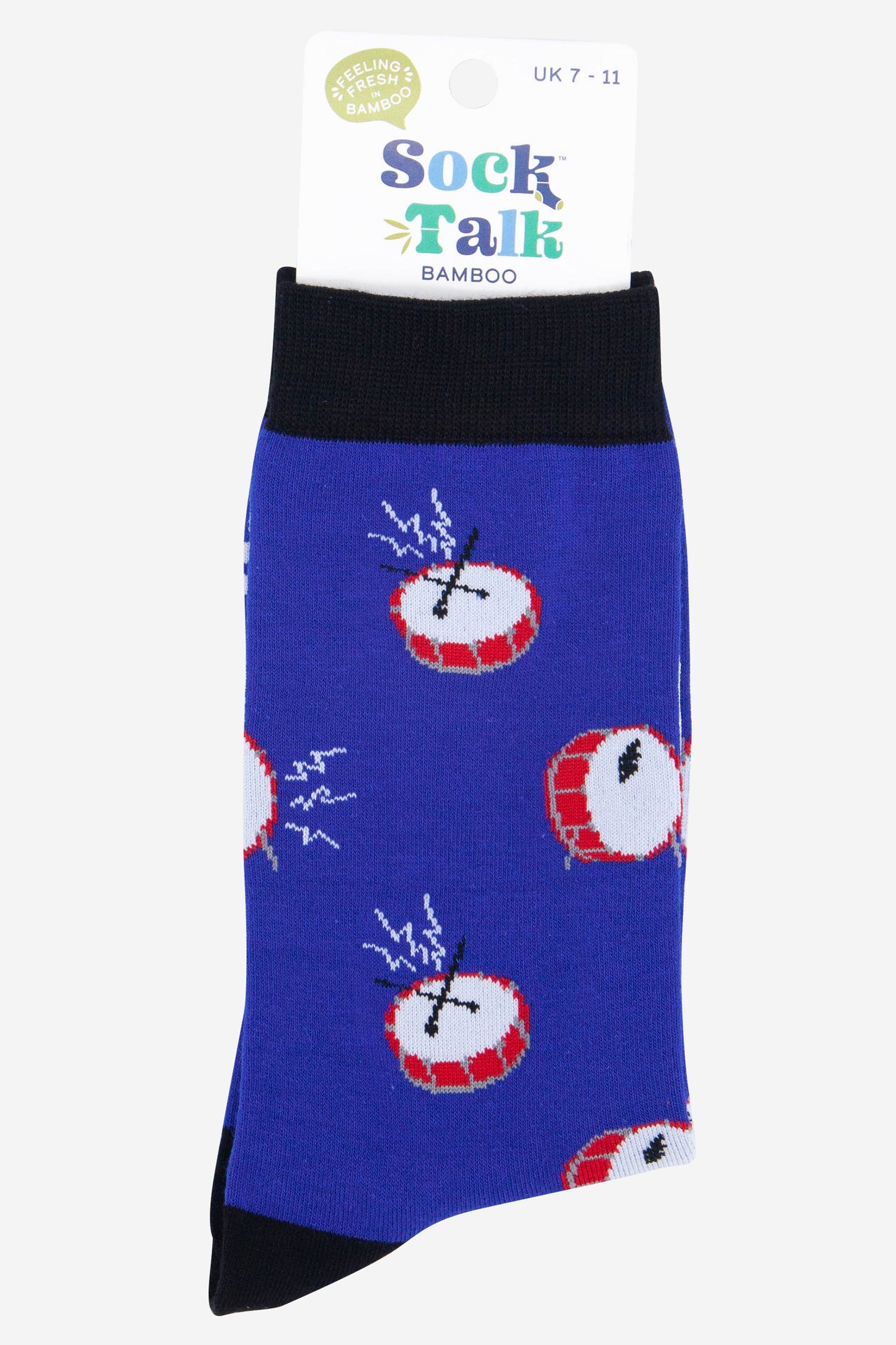mens drummer bamboo novelty socks uk size 7-11