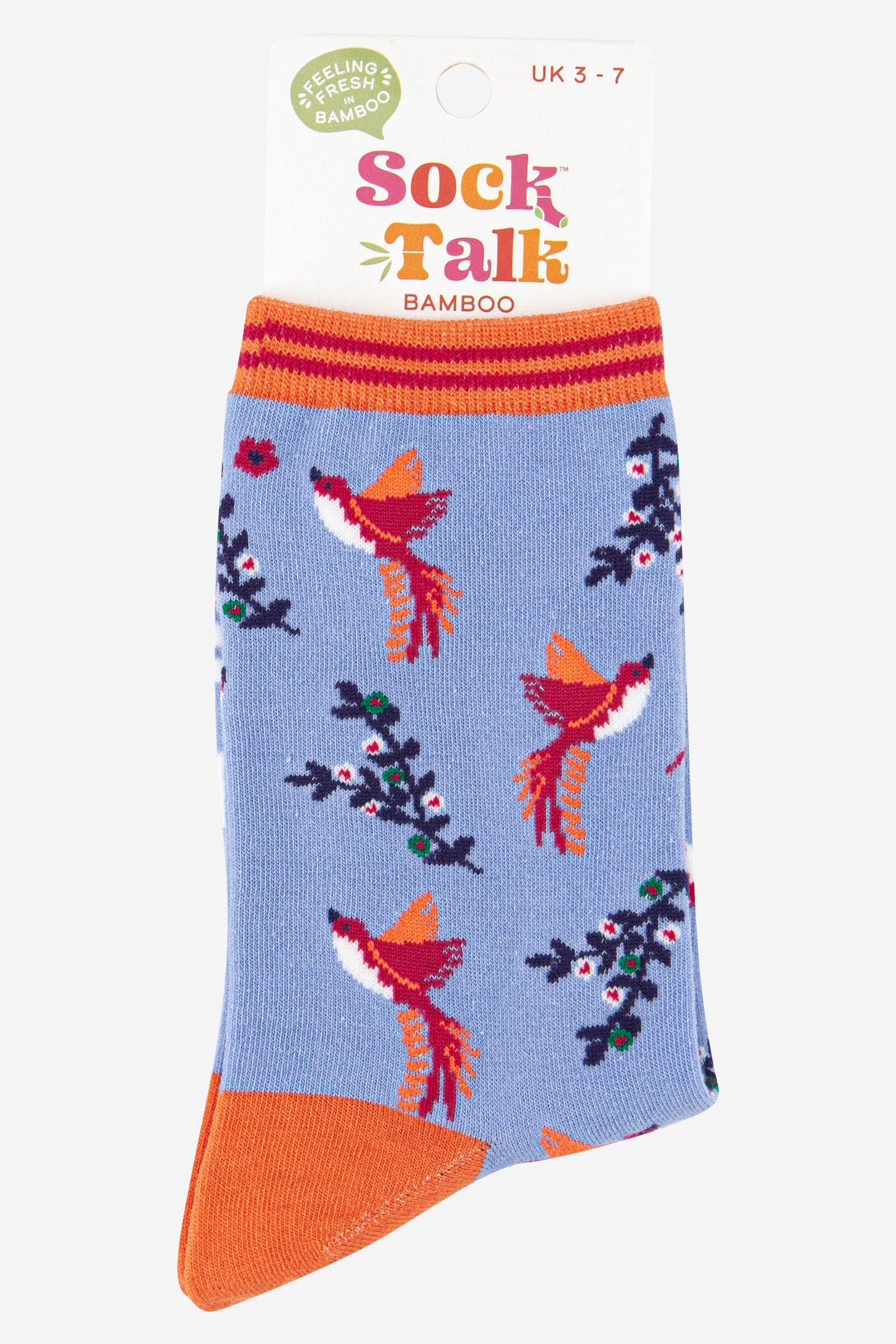 womens bamboo hummingbird socks uk size 3-7