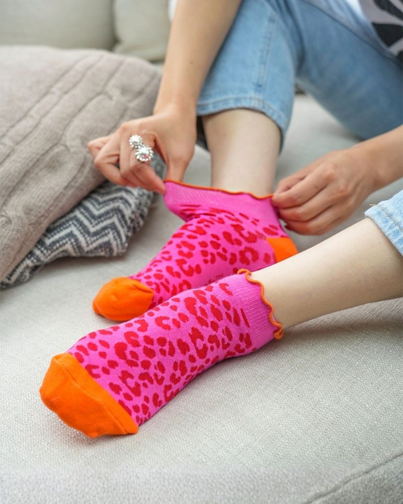 Women's Leopard Print Socks