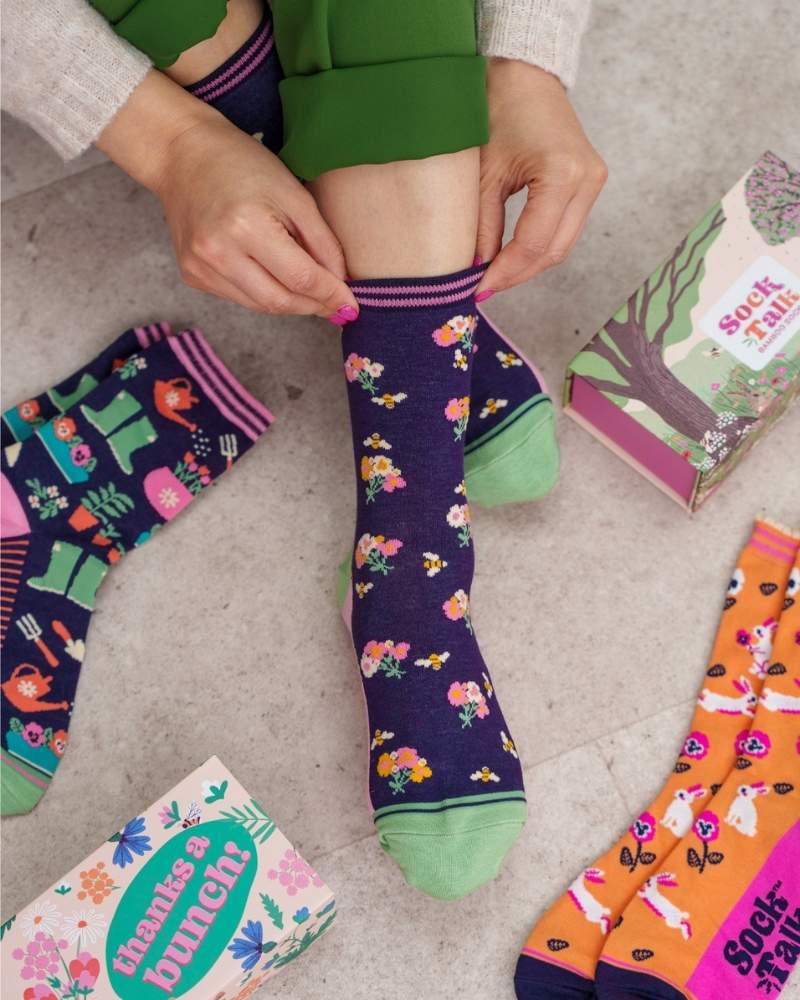Summer Floral Socks
