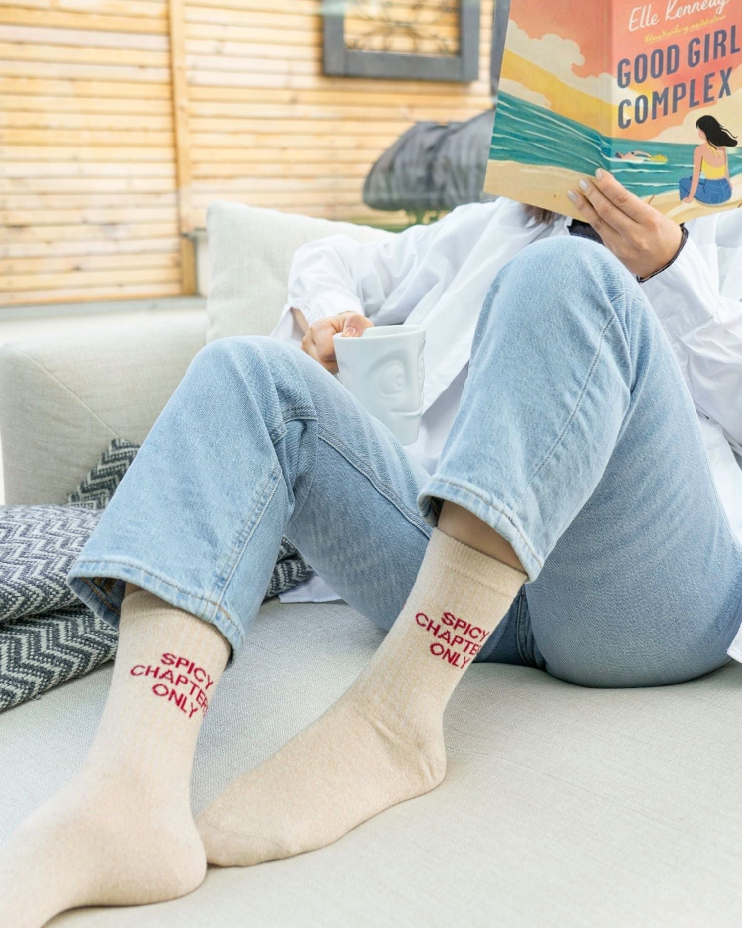 Women's Glitter Slogan Socks