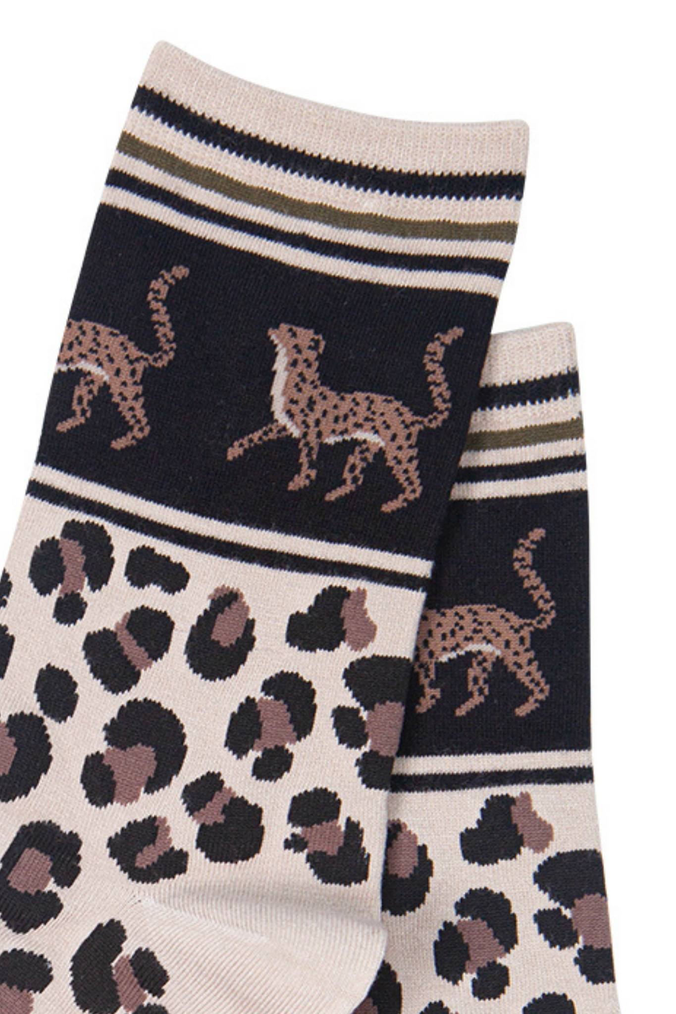 close up of the cheetah print and cheetah cat pattern
