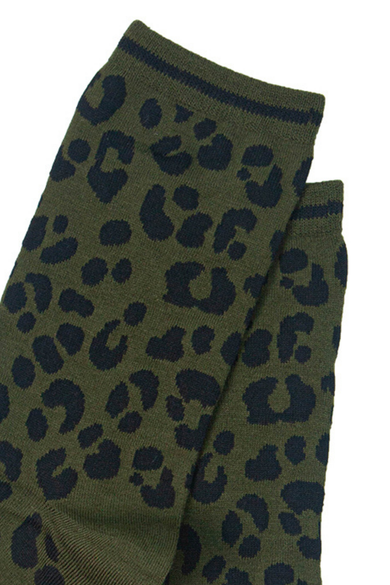 close up of the animal print pattern 