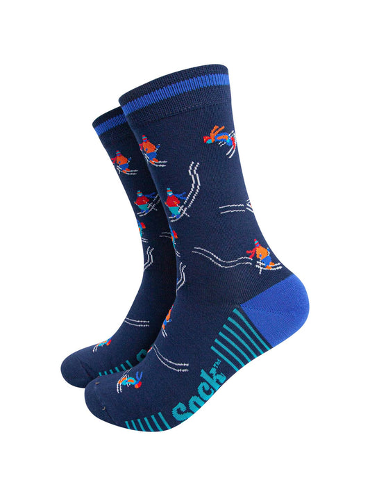 mens-bamboo-socks-navy-blue-skiing-sports
