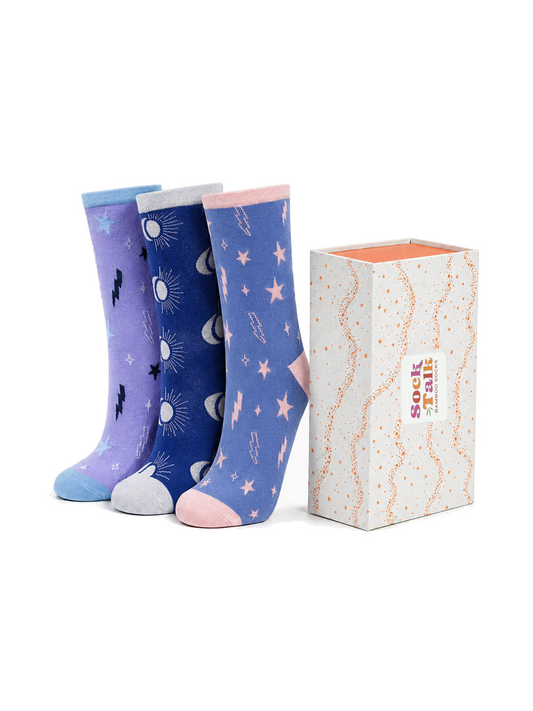 womens-socks-gift-box-lilac-celestial