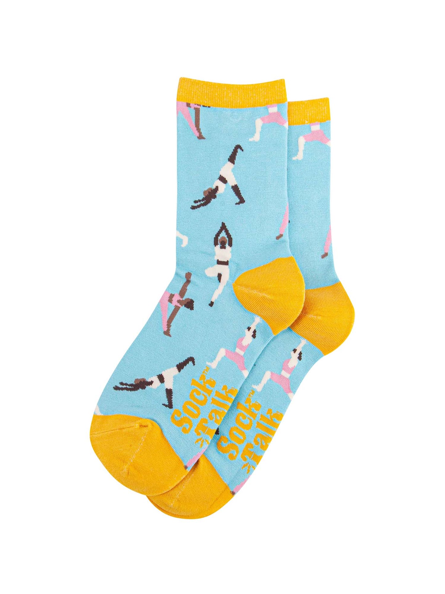 Yoga Bamboo Socks in Blue