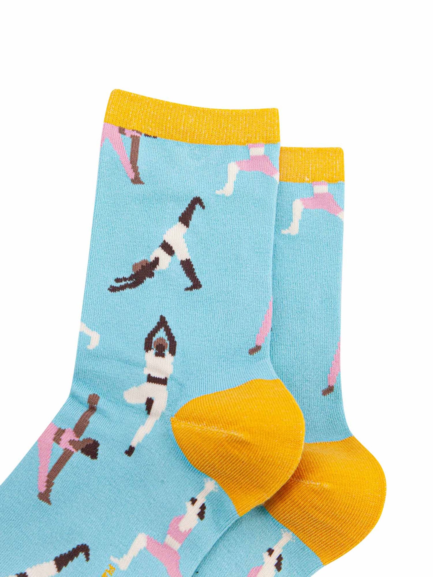 Yoga Bamboo Socks in Blue