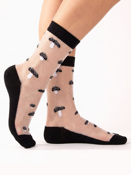 Toadstools-Sheer-Socks-in-Black