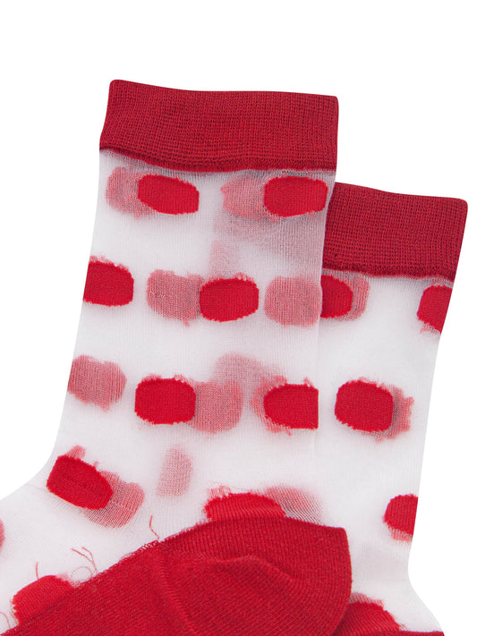 Polka-Dot-Sheer-Socks-in-Red-Close-Up