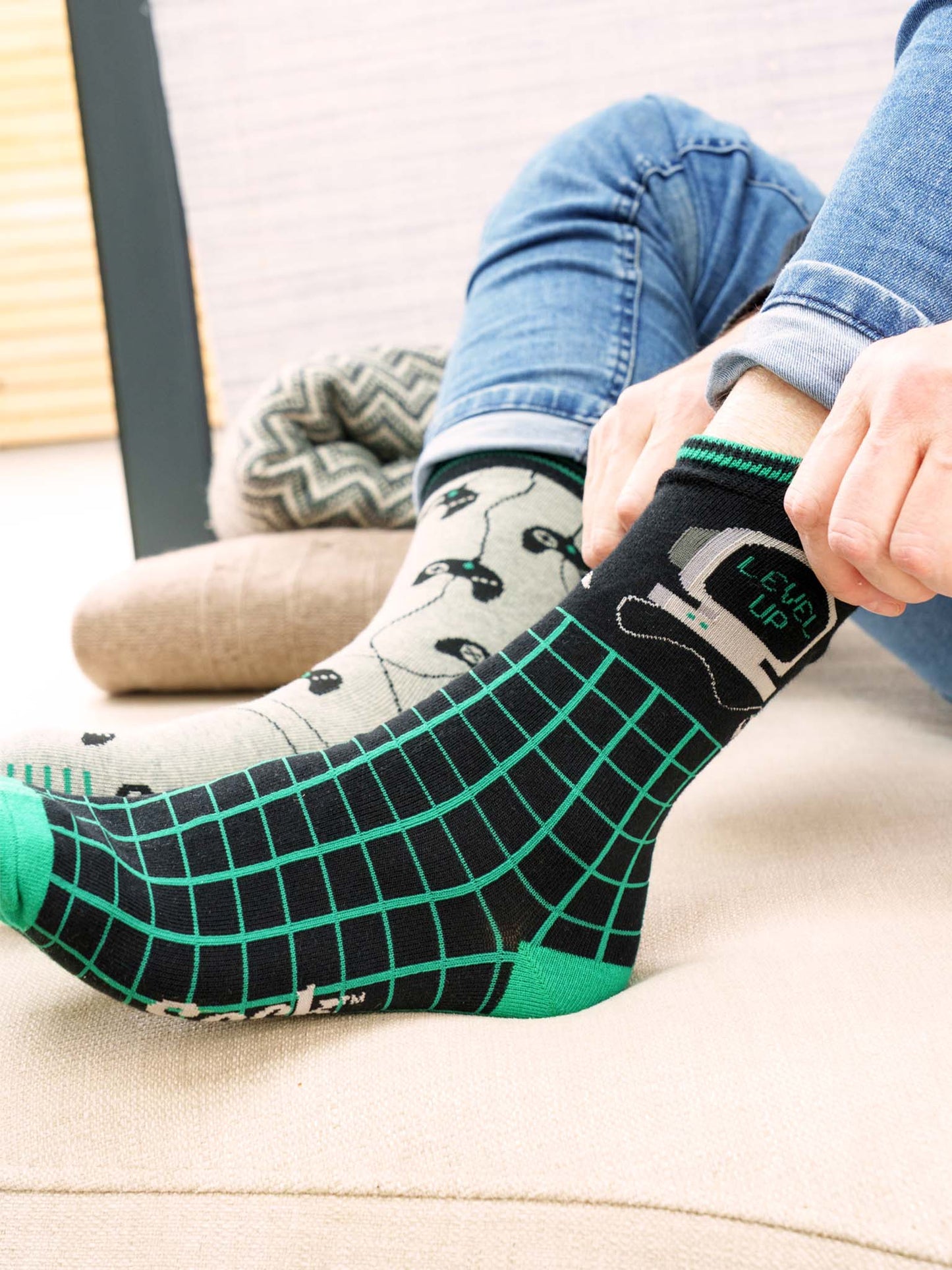 Gaming-Combed-Cotton-Odd-Socks
