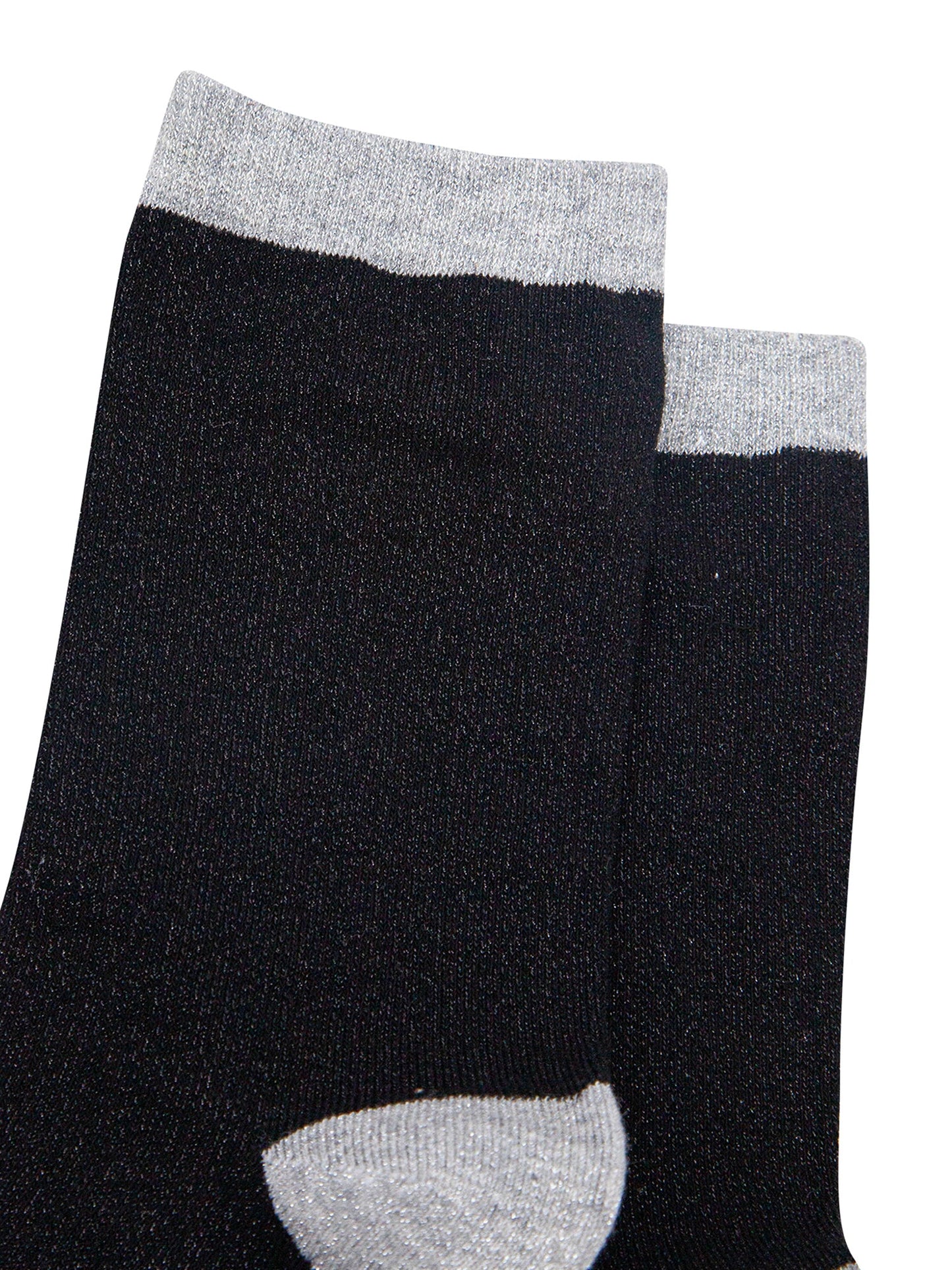 Plain-Combed-Cotton-Glitter-Socks-in-Black-close-up