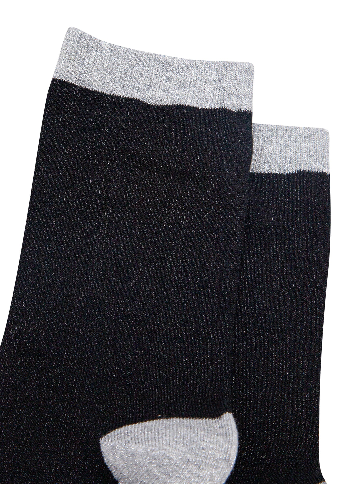 Plain-Combed-Cotton-Glitter-Socks-in-Black-close-up