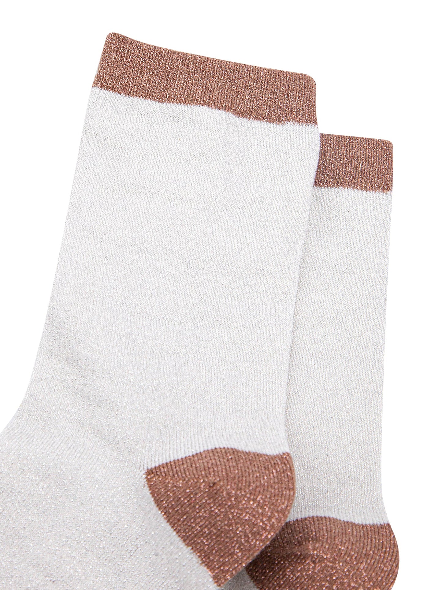 Polka-Dots-Combed-Cotton-Glitter-Socks-in-Cream-Brown-close-up