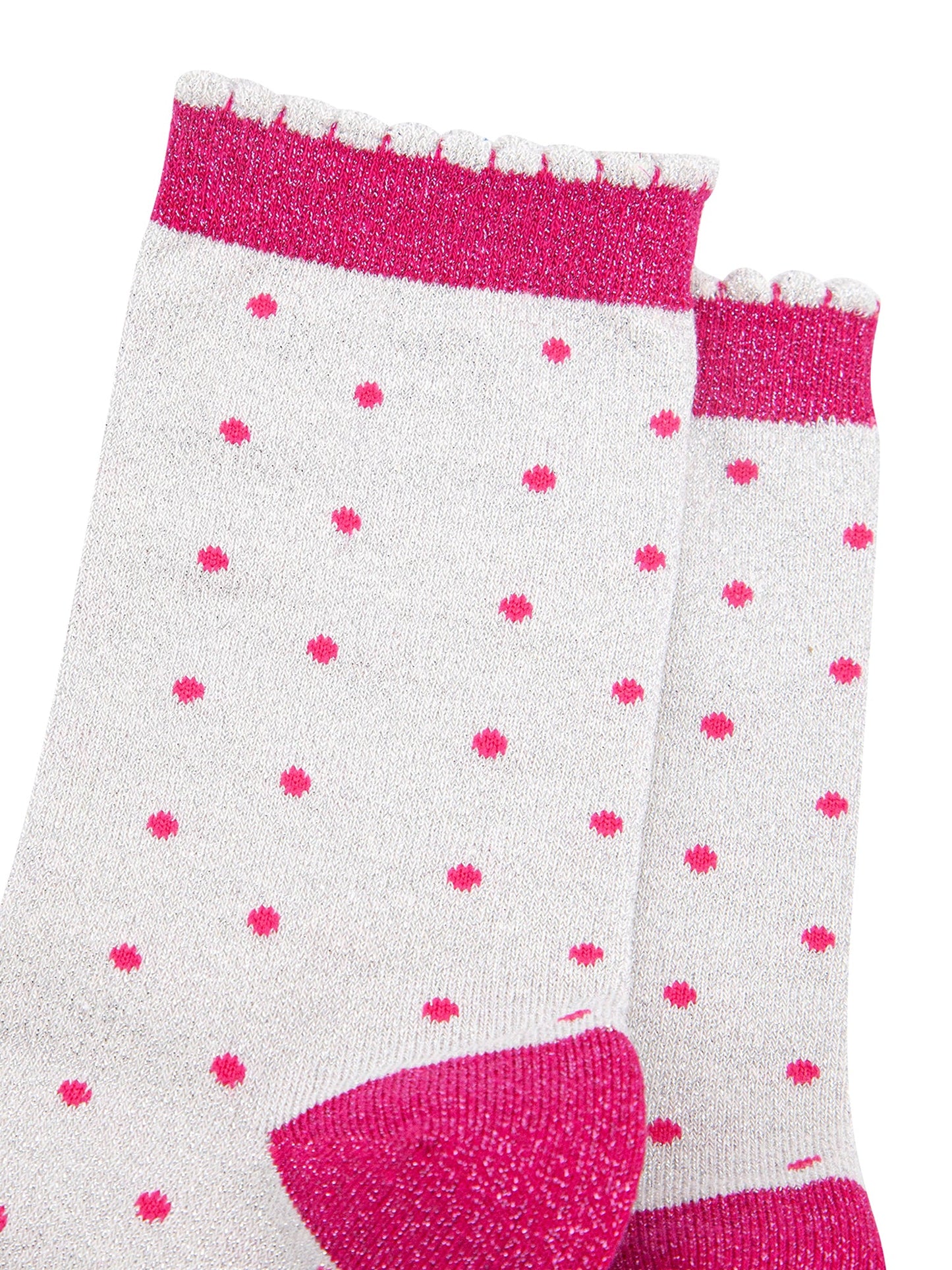 Small-Spots-Combed-Cotton-Glitter-Socks-in-Cream-close-up