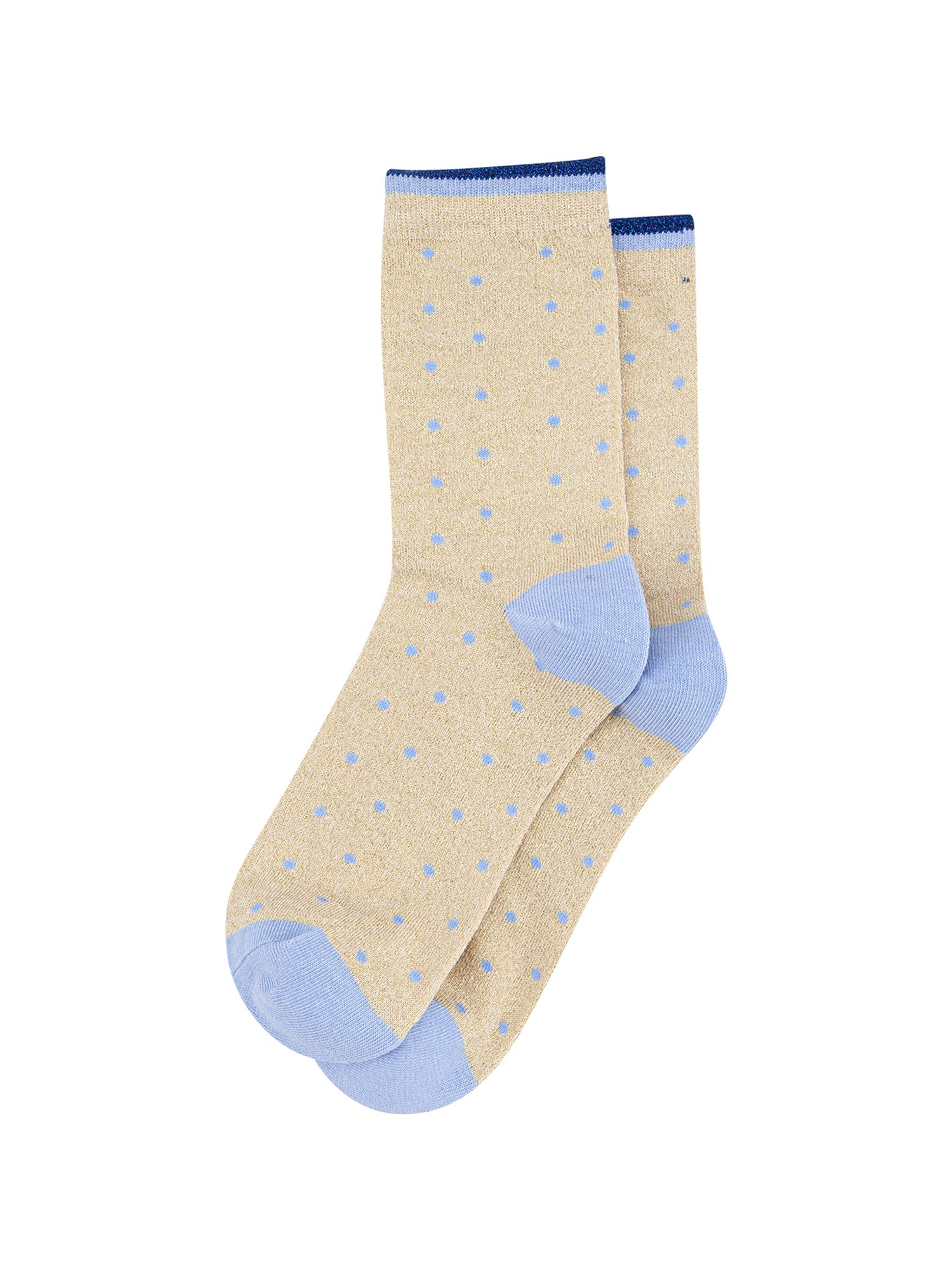 Small-Spots-Combed-Cotton-Glitter-Socks-in-Cream-flat-lay