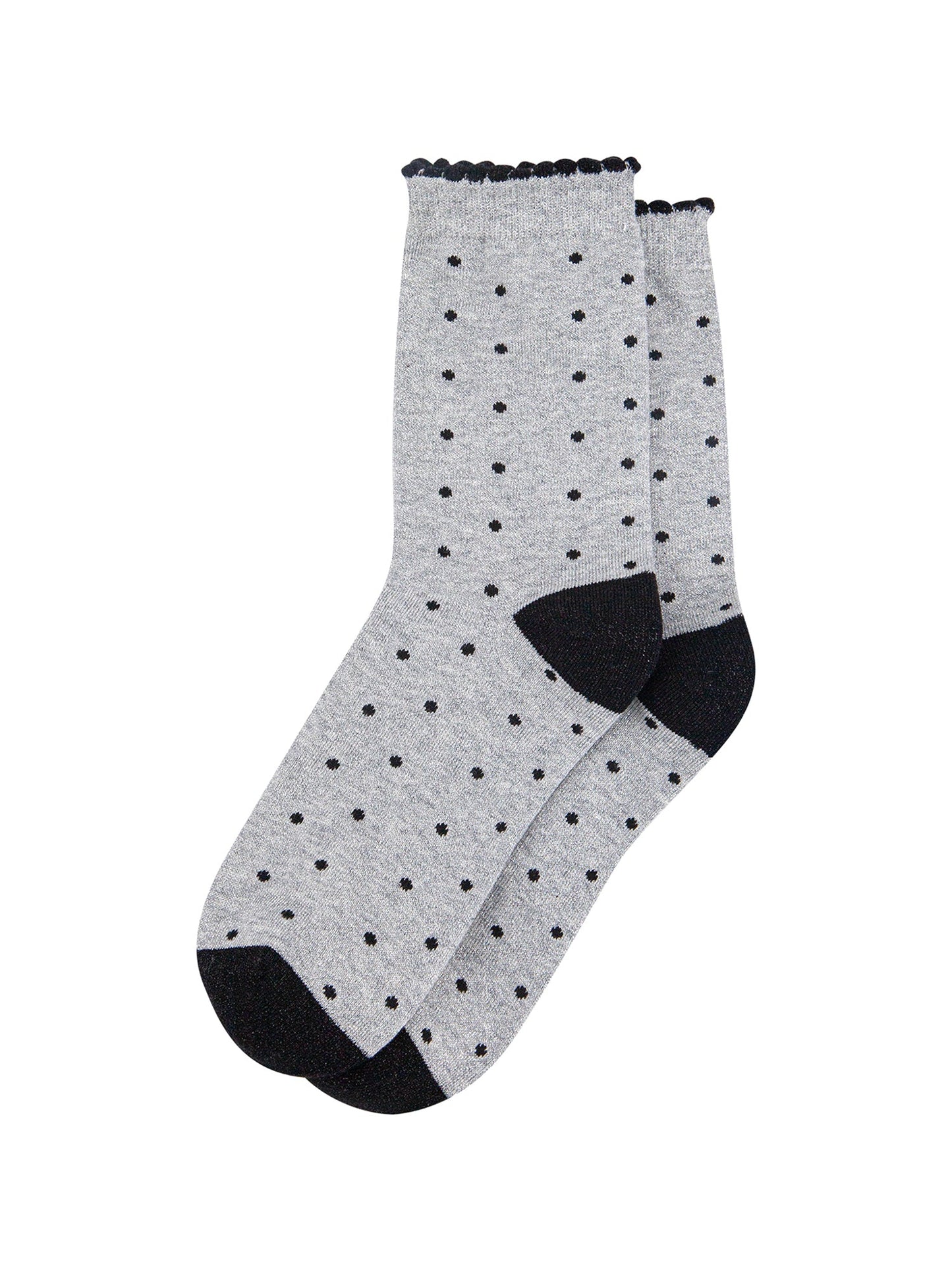 Small-Spots-Combed-Cotton-Glitter-Socks-in-Light-Grey-flat-lay