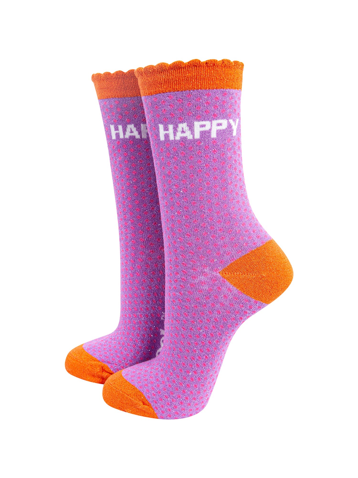 Happy-Spotted-Combed-Cotton-Glitter-Socks-in-Lilac-mannequin
