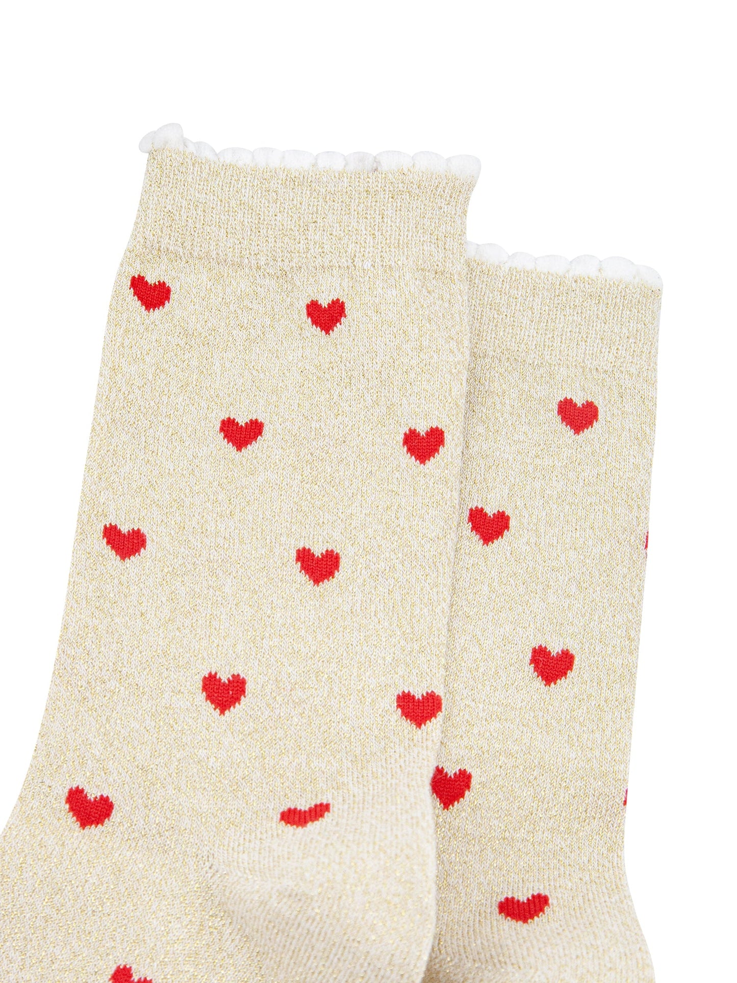Love-Hearts-Combed-Cotton-Glitter-Socks-in-Cream-Red-close-up