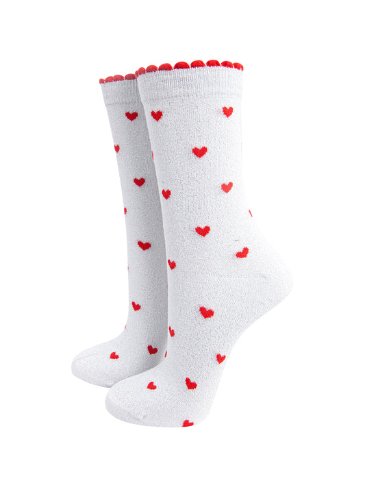 Love-Hearts-Combed-Cotton-Glitter-Socks-in-White-Red