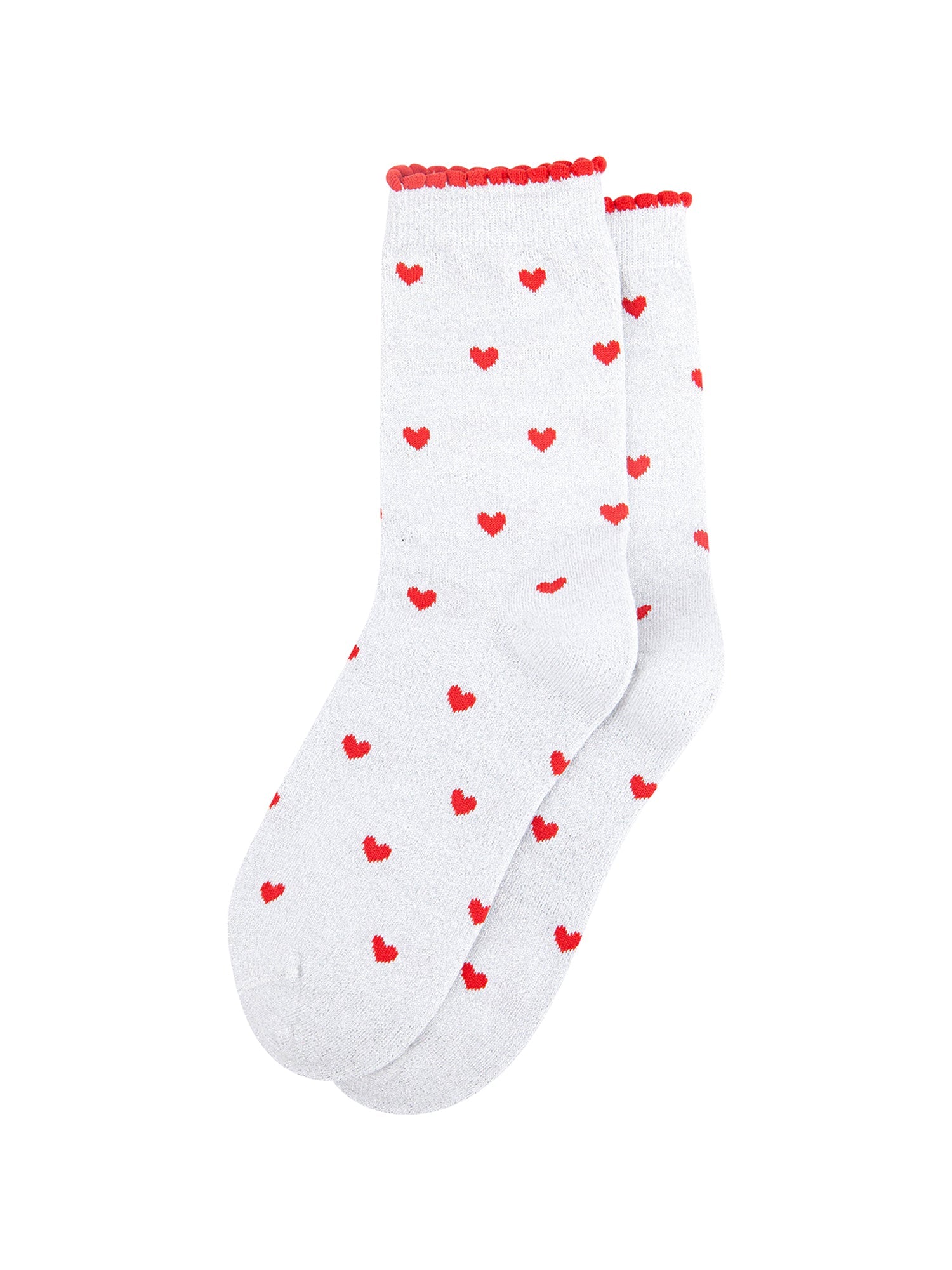 Love-Hearts-Combed-Cotton-Glitter-Socks-in-White-Red-flat-lay