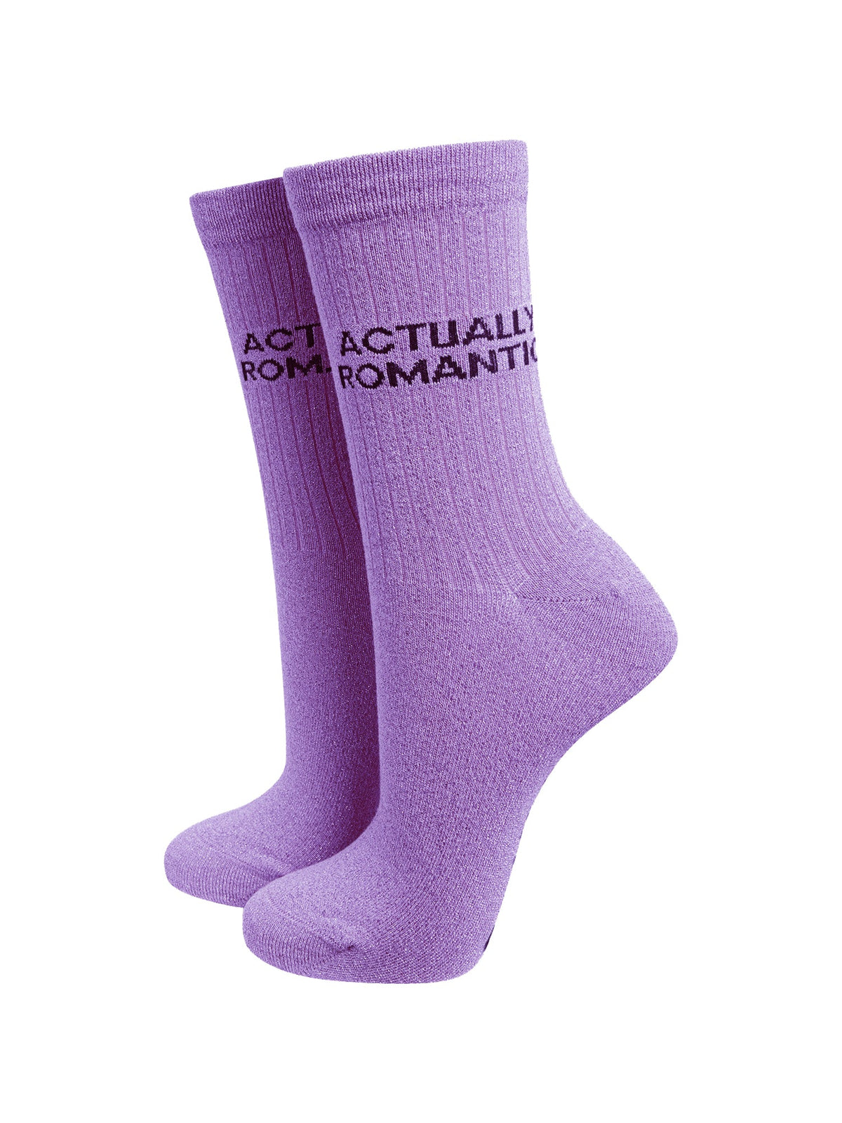 Actually-Romantic-Combed-Cotton-Glitter-Socks-in-Lilac