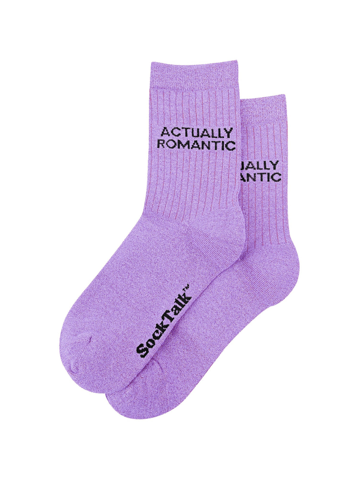 Actually-Romantic-Combed-Cotton-Glitter-Socks-in-Lilac