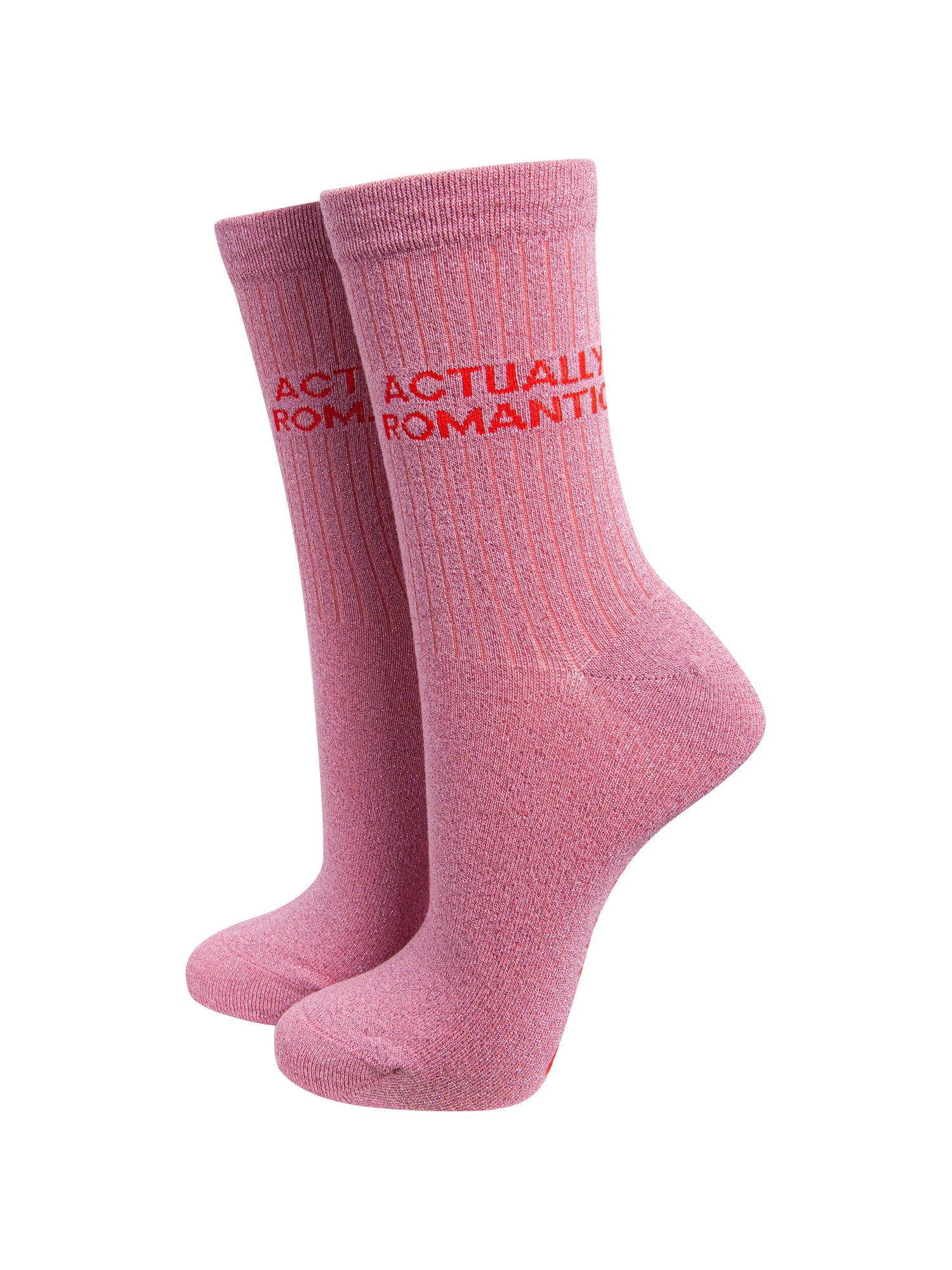 Actually-Romantic-Combed-Cotton-Glitter-Socks-in-Light-Pink-On-Mannequin
