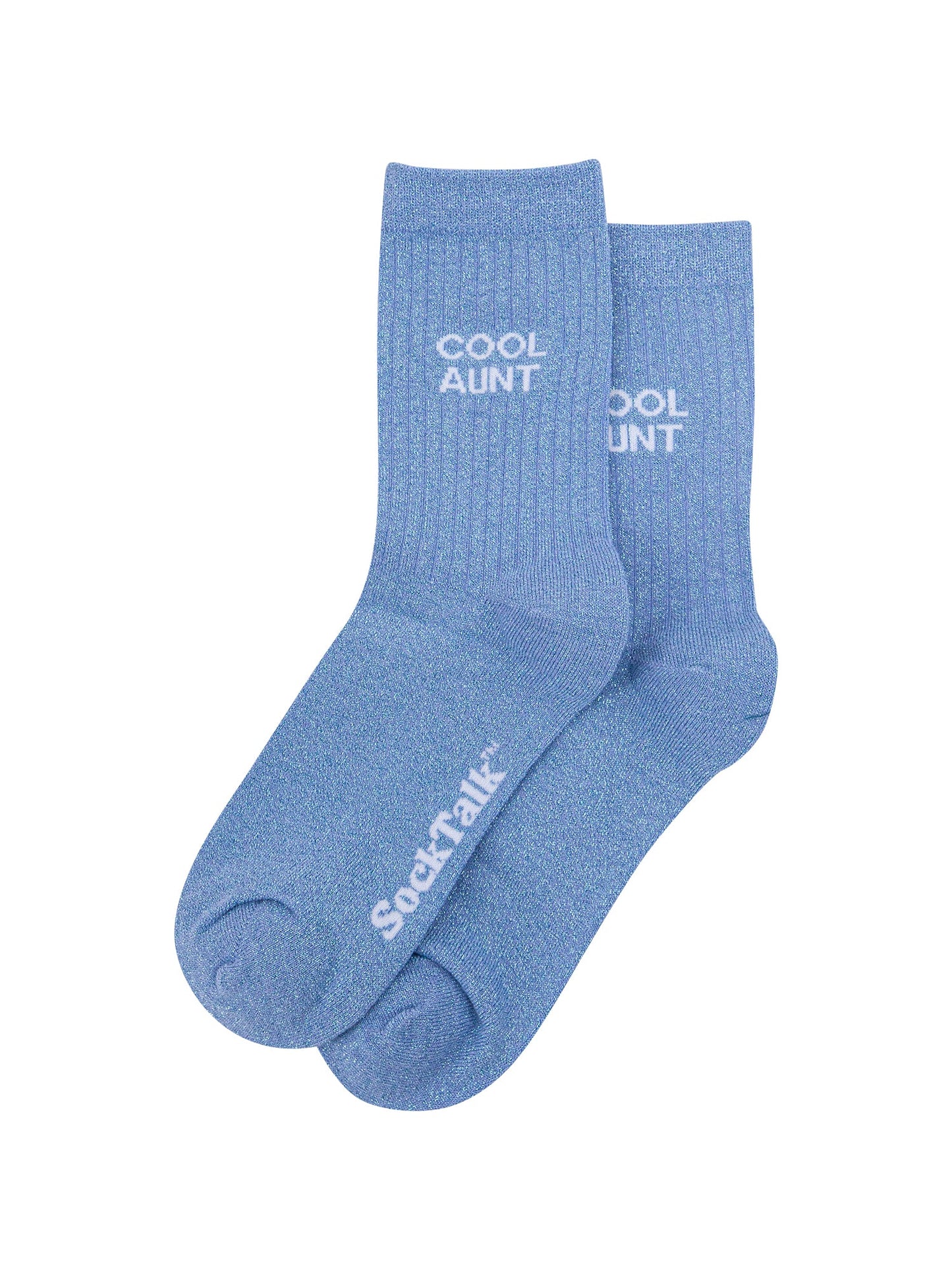 Cool-Aunt-Combed-Cotton-Glitter-Socks-in-Light-Blue-Laid-Flat