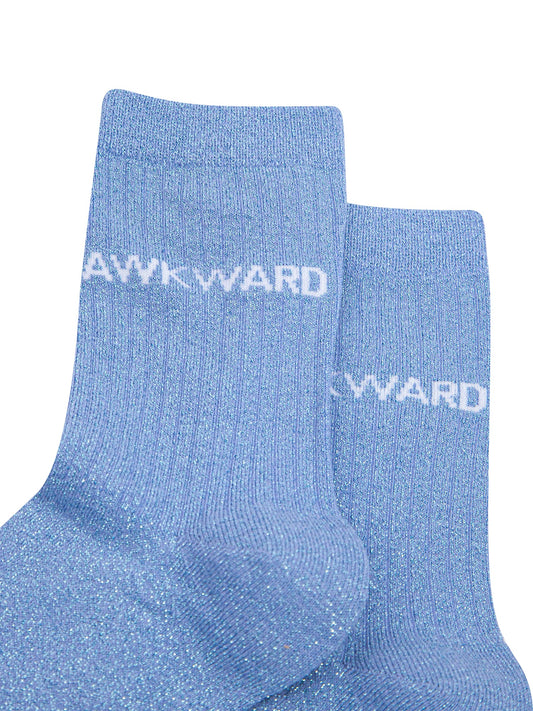 Awkward-Combed-Cotton-Glitter-Socks-in-Light-Blue-Close-Up