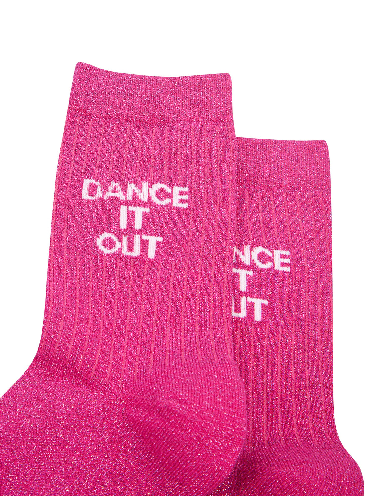 Dance-it-Out-Combed-Cotton-Glitter-Socks-in-Hot-Pink-Laid-Flat