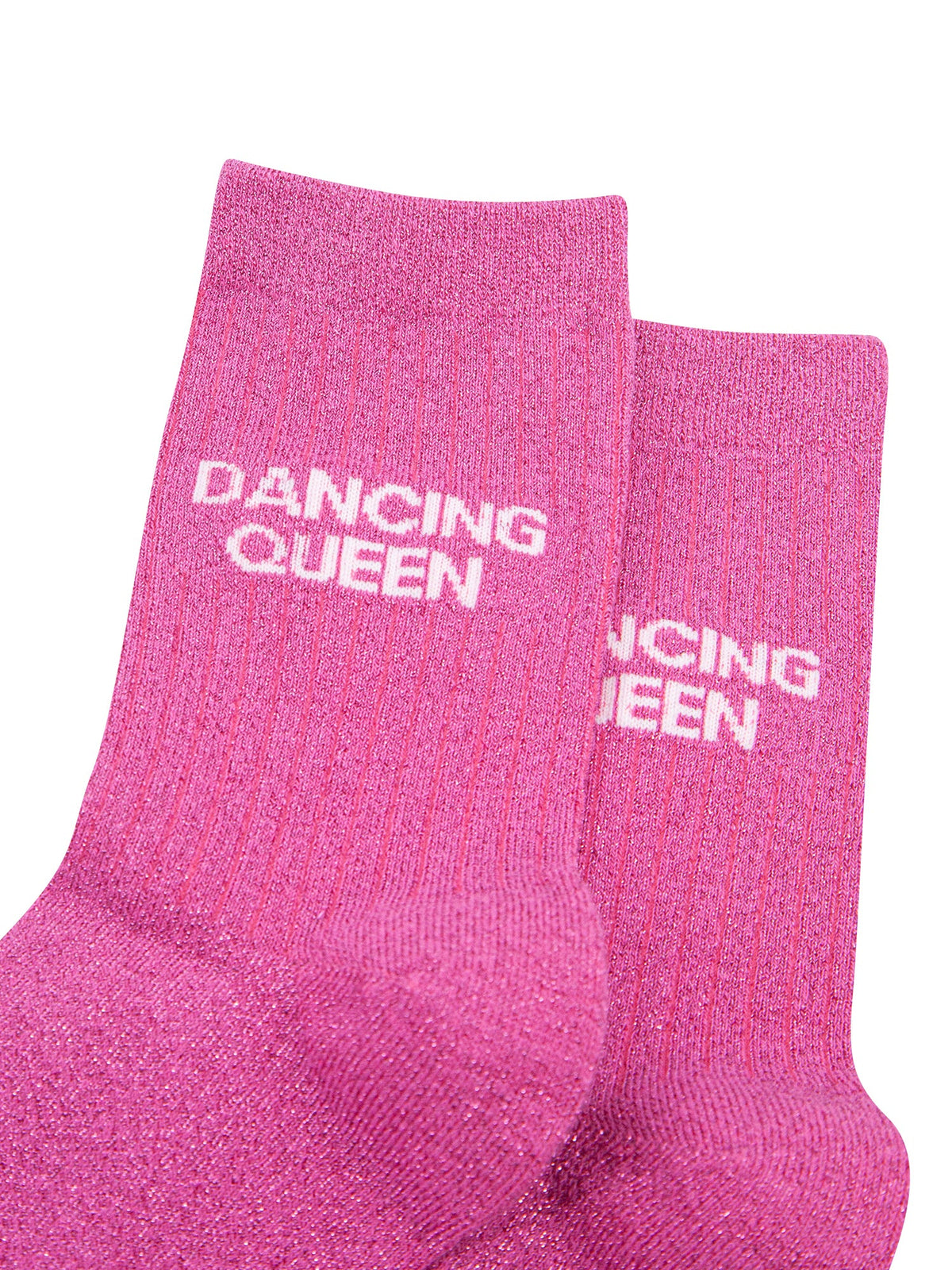 Dancing-Queen-Combed-Cotton-Glitter-Socks-in-Hot-Pink-Close-Up