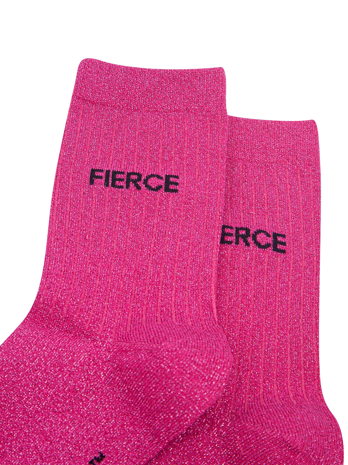 Fierce-Combed-Cotton-Glitter-Socks-in-Hot-Pink-Close-Up