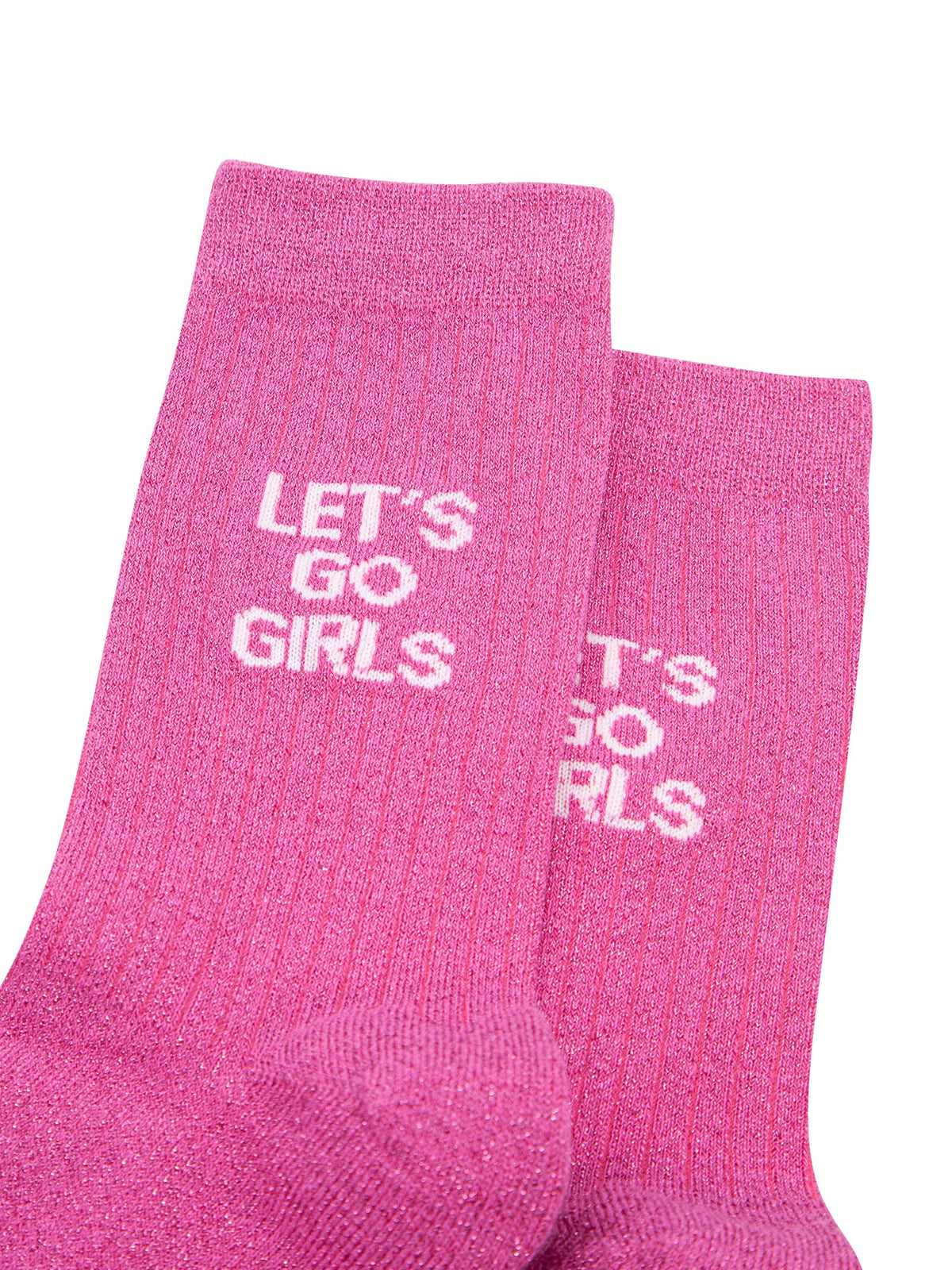Let's-Go-Girls-Combed-Cotton-Glitter-Socks-in-Hot-Pink-Close-Up